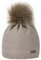 maximo Kids Girl-Mütze, Pompon Strass, Fleecestreifen Made in Europe