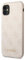 Guess GUHCN61G4GFPI 4G Metal Gold Logo Hülle für iPhone 11 Rosa