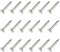QUARKZMAN 1.2X6mm Piccoli Chiodi x 1000pz da Mano Hardware Fissaggi Mini Chiodi per Baseboard e Falegnameria Nero