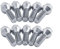 Simoni Racing Kit 10 bulloni Ruote Chiave 17 M12x1.25 Lunghezza 22 mm Testa conica