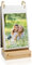 ZEEYUAN Kalenderalbum 10x15 Einstecklabum Holz Fotorahmen zum Aufstellen für 60 Bilder Holz Bilderrahmen Frau, Mann und Eltern