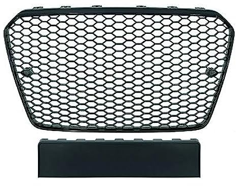 Wabengrill Kühlergrill Schwarz Glanz vorne kompatibel für Audi A5 8T alle Modelle außer RS5 DM Autoteile 136874