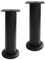 Pieds de meubles réglables en hauteur avec socle, 18-30 cm, pieds réglables en hauteur, en acier laminé à froid, pied de sommier à lattes, pied de réglage pour design de meubles individuels, noir