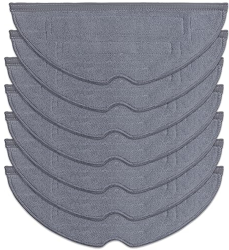 (7 piezas) Paño de fregona sónico dual compatible con aspiradora robótica Roborock S8 Pro Ultra, almohadillas de fregona VibraRise dobles, toallitas de microfibra VibraRise 2.0 de repuesto lavables
