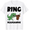 Ringträger T-Rex Dino Bär Hochzeit Party Sicherheitsring T-Shirt