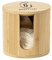 BEAUTYLEI | DISPENSER CONTENTITORE DISCHETTI STRUCCANTI BAMBOO, CON N. 10 SALVIETTE IN COTONE LAVABILI BAMBU