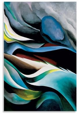From The Lake No. 1 von Georgia O'Keeffe Maler-Kunstwerk, Poster, Kunstwerk, Bild, Kunstdruck, Wandkunst, Malerei, Leinwand, Geschenk, Dekoration, Zuhause, dekorativ, 20 x 30 cm