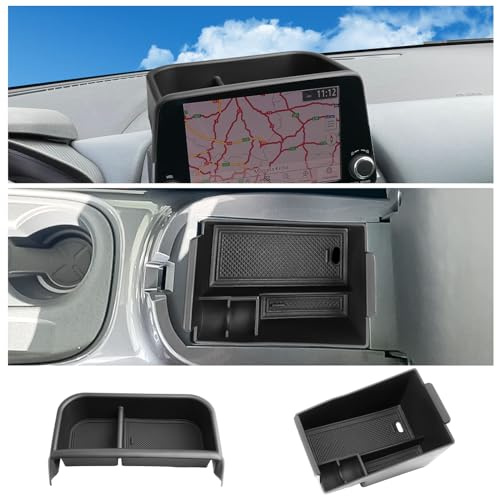 CDEFG [2 Stück] Kompatibel mit Nissan Juke F16 2019-2022 2023 Mittelkonsole Organizer Aufbewahrungsbox Aufbewahrung Auto Center Console Juke F16 2024 Zubehör