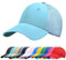 Baynetin Baseball Kappe Unisex Klassisch Verstellbar Atmungsaktive Sportlicher Sonnenschutz Basecap Atmungsaktive Masche Freizeit UV Baseballmütze (Hellblau)
