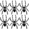 Luxylei Spider Embroidered Patch 6pcs Animal Iron on Sew on Applique Decorative Repair Patch for Clothes Backpacks Caps