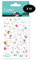 Maildor CY108Cpack - Packung mit 10 Bögen 3D Sticker Cooky - Aufkleber, 7,5x12cm, Geburt - Storch, 410 Stickers, 1 Pack