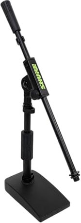 Shure by Gator Desktop-Mikrofonständer mit schwenkbarem Galgenarm, schwarz (SH-DESKTOP2)