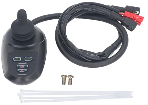 Uadme Electric Wheelchair Controller, EABS Hill Hold Joystick, 45A DC24V, Black