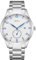 CIVO Herren Uhr Edelstahl Armbanduhr: Analog Herrenuhr - Silber Weiß Quarz Männer Uhren