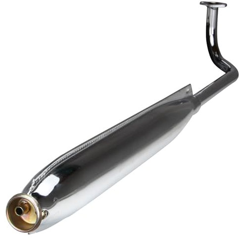 Auspuffanlage offen kompatibel mit Tomos A35 A3 Tuning Auspuff verchromt