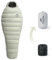 Naturehike Daunenschlafsack mit 860FP Hochflauschige weißen Gänsedaunen Winterschlafsack Thermoschlafsack Wasserabweisender Schlafsack erfüllt RDS-Standards für 9℃&2℃&-3℃ (L-473g)