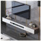 Console TV flottante murale sous meuble TV | Étagère de divertissement avec tiroirs et rangement pour salon, chambre à coucher, salle multimédia