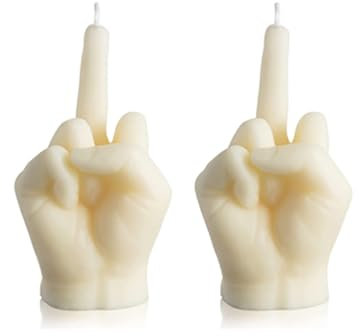 Mittelfinger Kerzen,Kerze Mittelfinger,Stinkefinger Kerze,Kerzen Mittelfinger,Kerze Stinke Finger,Stinkefinger Kerzen,Mittelfinger Kerzenform,Kerzen Stinkefinger (2Stück Kleine Größe)