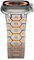 SCRUBY Cinturini per orologi in acciaio inossidabile Titan per Apple Watch Band Ultra 2 49mm 46mm 45mm 44mm Serie 10 9 8 7 6 5 4 3 2 1 SE con connettore in metallo(Octagon silver orange,42/44mm)