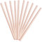 Toyvian 10St runder Stock runder Stock kinderinstrumente musikinstrumente kindertrommel musikspiel -Musikinstrumente Trommelstöcke Percussion-Musikstöcke natürlicher Holzstab