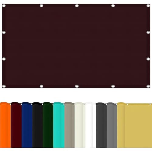 Impermeable Toldos Exterior 2.8 x 4.2 m Protección Rayos UV, Resistente Tela Toldo Sombra para Pergola Premium PES Poliéster para Actividades Al Aire Libre, Jardín, Vino Tinto