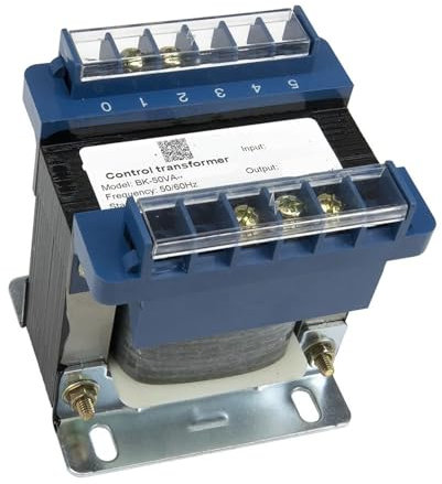 IndusTradCorp Transformador de Control BK-50VA 50W Transformador de Potencia de Control Tipo BK Entrada 220V 415V Salida 24V 36V Transformador de Control