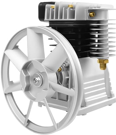 Compressore d'aria 2HP Set compressore d'aria con silenziatore, 200L/min compressore aggregato, compressore d'aria