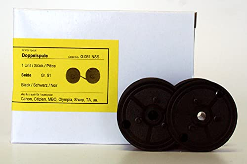 Kores G051NSS Farbband, Seide schwarz für Modell Canon, Olympia