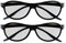 LG EBX61668501 - Occhiali 3D, 2 paia
