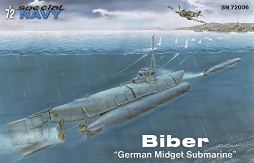 MPM 100-SN72006 Modellbausatz Kleinkampfbände Biber German Midget Submarine