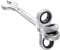 Facom Clé Mixte à Cliquet articulées métrique, Argent, 18 mm