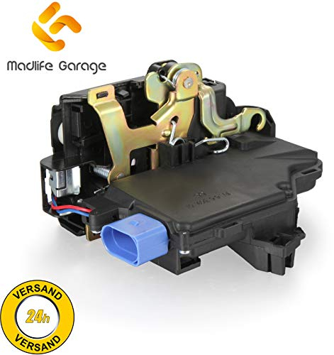 Madlife Garage 3D1837016 Stellmotor Türschloss Schließzylinder mit ZV Zentralverriegelung Vorne Rechts Toledo III 5P2 Octavia 1Z3 1Z5 Golf Plus Golf V Golf VI Touareg