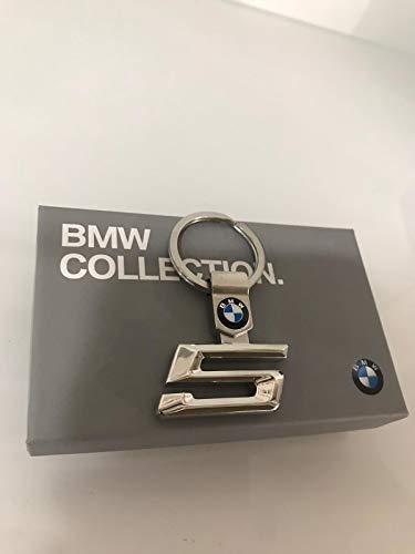 BMW 5er Schlüsselanhänger Unisex, Silbergrau