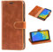 Mulbess Handyhülle für Samsung Galaxy A7 2018 Hülle Leder, Samsung Galaxy A7 2018 Handy Hüllen, Vintage Flip Handytasche Schutzhülle für Samsung Galaxy A7 2018 Case, Braun