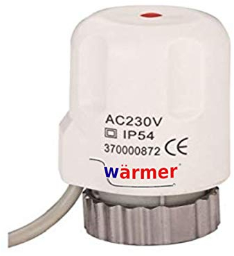 Wärmer System Stellantrieb 230 V für Fußbodenheizung Krümmer M30x1.5 NC