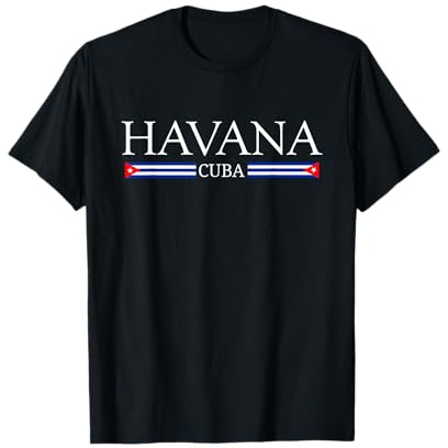 Kubanische Flagge Kuba Havanna Karibik Urlaub T-Shirt
