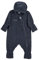 Sterntaler Unisex Baby Overall Baby Fleece Overall, Marine, 56