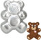 SADYFON Kuchenform in Bärenform, Panda-Form, 3D-Aluminium, antihaftbeschichtet, Kuchendekorationsform, Geburtstag, Hochzeit, Jahrestag, Party, Kuchen-Backformen, Backformen