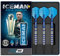 Red Dragon Gerwyn Price Iceman Challenger 23 Gram Professional Tungsten Darts Set with Flights and Stems