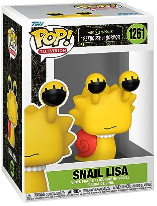 Funko POP! TV: Simpsons S9- Snail Lisa Simpson - the Simpsons - Collectable Vinyl Figure - Gift Idea - Official Merchandise - Toys for Kids & Adults - TV Fans - Model Figure for Collectors