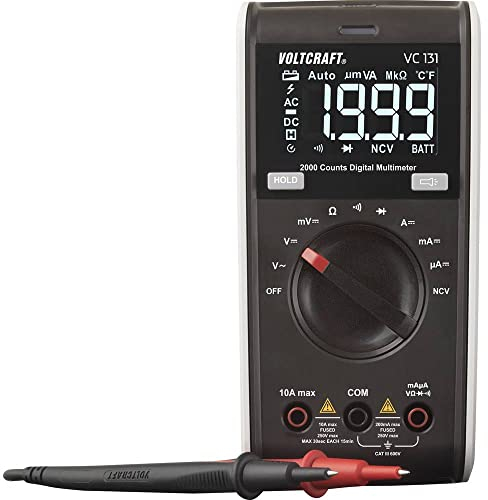 Voltcraft VC131 Hand-Multimeter kalibriert (ISO) digital CAT III 250V Anzeige (Counts): 2000
