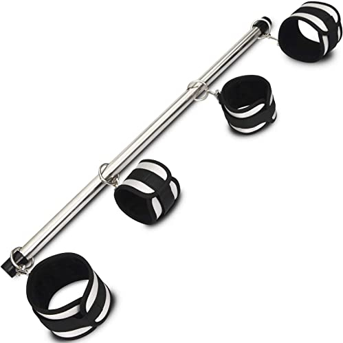 ROLOL Restraint Handschellen Sex Fesseln Metall Spreizstange Mit Verstellbare Restraint Set Für Fessel Set SM Für Paare -Handschellen