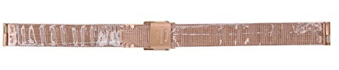 Shanrya Bracelet en Acier Inoxydable Accessoire de Remplacement Professionnel Bracelet de Montre en Or Rose Réglable Flexible pour Hommes et Femmes Atelier de Réparation de Montres (8mm)