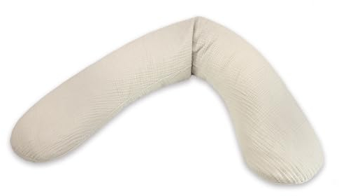 Theraline Original Stillkissen inkl. Bezug Polyesterhohlfaser Sandbeige, Musselin | 514019202