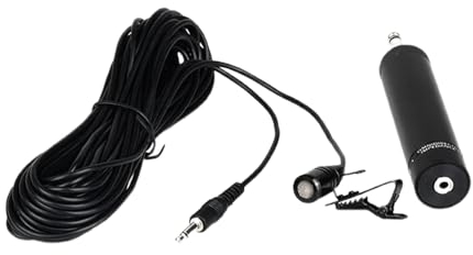 Amagogo Kondensatormikrofon Kleines Mikrofon Anti-Interferenz-Lautsprecher Saxophonmikrofon Handheld für Cellogitarren Bühnenauftritte, 16.5 Fuß langes