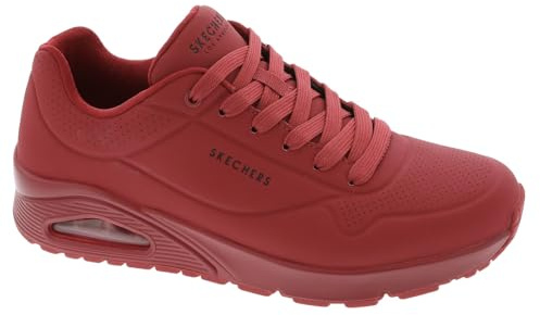 Skechers Herren UNO-Stand On Air Sneaker, Rot/Ausflug, einfarbig (Getaway Solids), 40 EU
