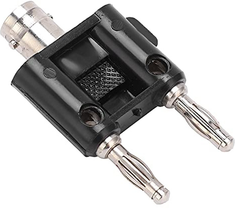 Garosa Bananenstecker-Stecker-Adapter, BNC-Buchse, für Funkgeräte, Instrumente, mit Zuverlässiger Kontaktverbindung für Oszilloskop-Testzubehör