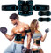 WARDBES EMS Elektrostimulator für Muskeln, EMS Bauchmuskelgürtel, Elektrostimulation, Bauchmuskeltraining, Fitnessgerät