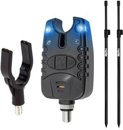 EUROCATCH Bissanzeiger Bankstick Set 1 Rute - Karpfenangeln - Bissalarm - Bite alarm - Rutenunterstützung