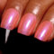 Ozzeal Glitter Gel Polish, Light Coral Peach Iridescent Glitter Gel Nail Polish Sparkle Shimmer Gel Glitter Nail Polish Summer Rainbow Soak off LED UV Gel Nail Polish for DIY Manicure 15ML